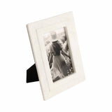 Marble Modern Beveled Edges Photo Frame - White, 4x6 in.