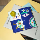 OCTAEVO Ceramic Tray / Catchall by Claire Johnson - Blue