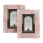 Oslo Pink Agate Picture Frame, 4x6
