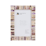 Picture Frames Pearlescent Hologram Bone Inlay Collection: 8x10