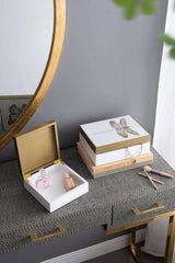 7x7x3" Butterfly Box - White