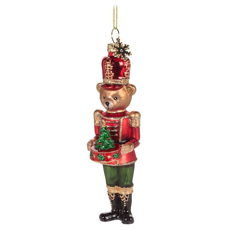 Teddy Bear Nutcracker Ornament
