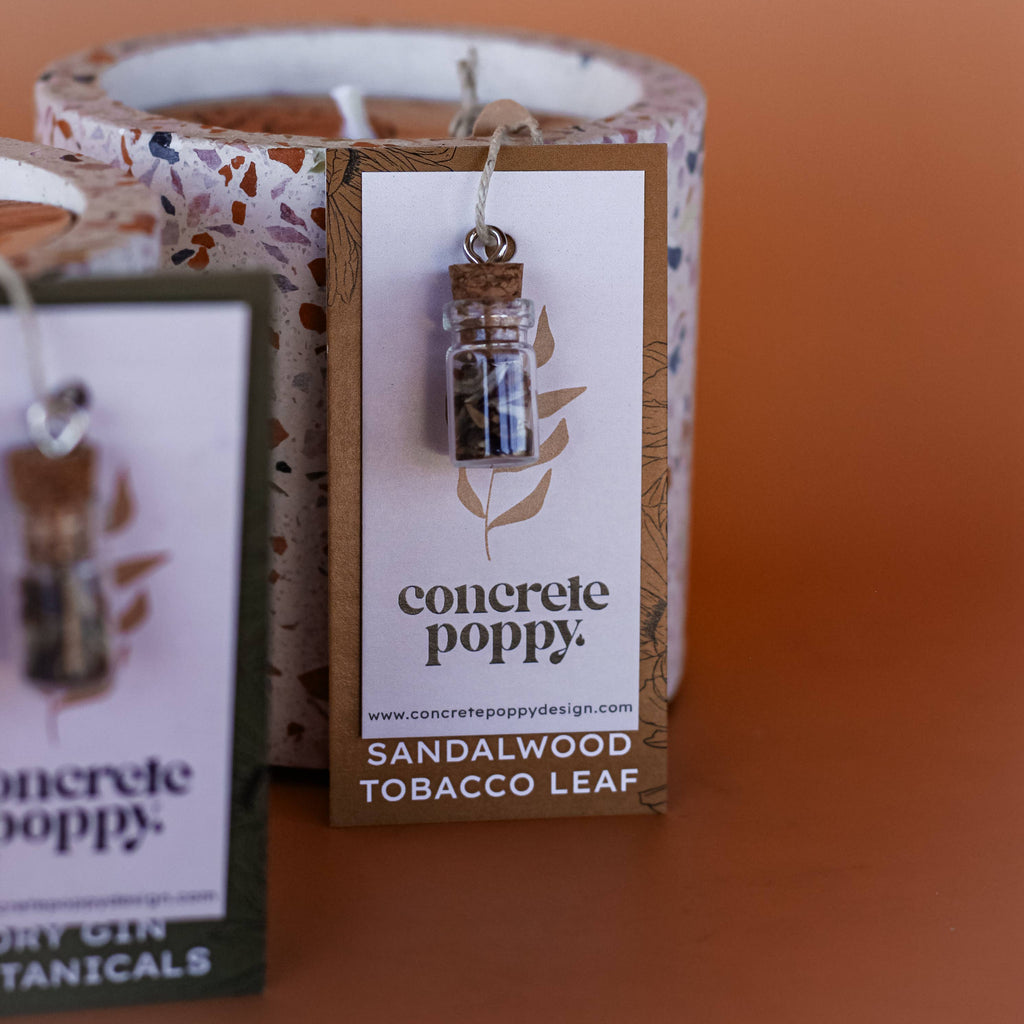 Nico Sandalwood and Tobacco Leaf Terrazzo Candle, 6 oz by Elizabeth Sutton