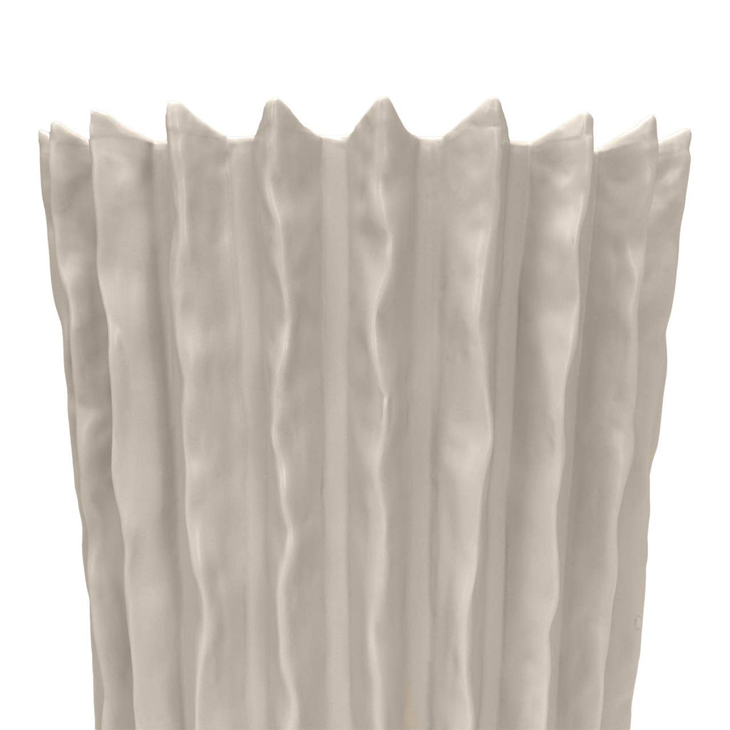 Guillian Beige Wide Vase