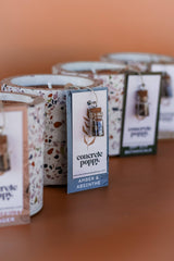 Nico Candle (6 oz) - Soy Wax, Non-Toxic, Best Seller: Sandalwood & Tobacco Leaf