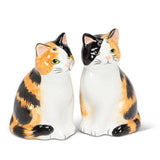 Sitting Tabby Cat Salt & Pepper