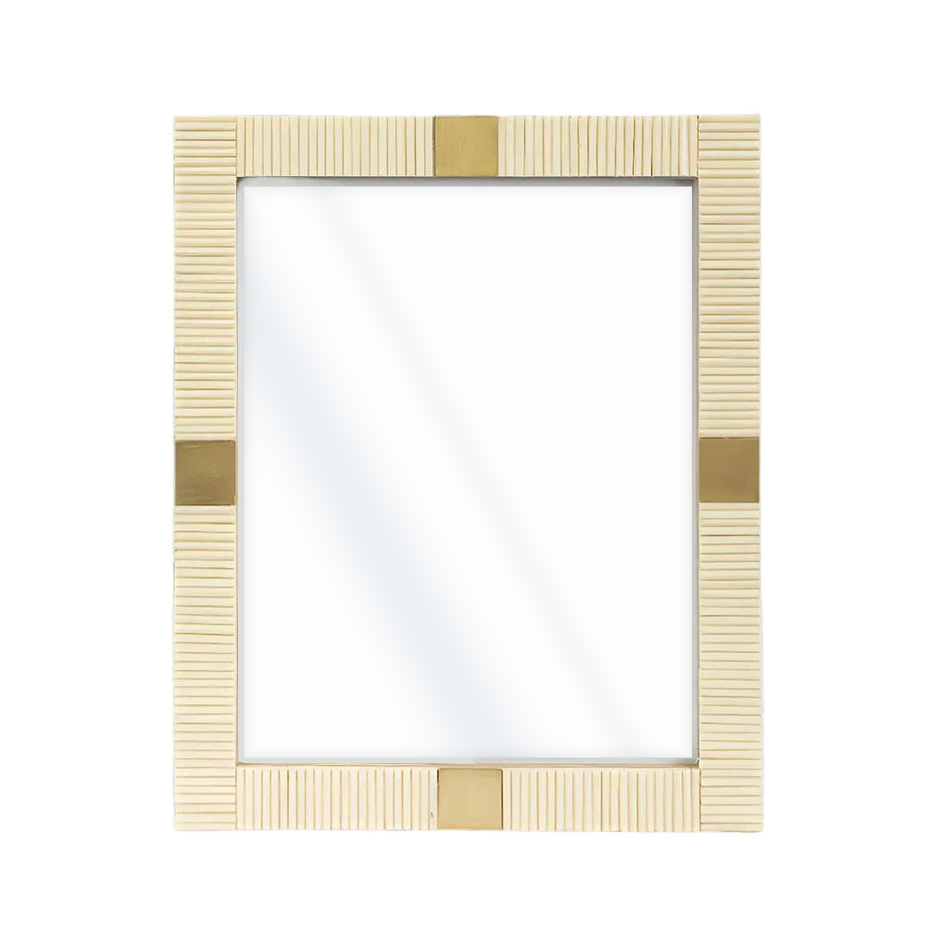 Fluted Bone and Brass Inlay Frame, 8x10