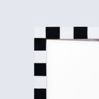 Black and White Dash Resin Inlay Frame, 8x10, Set of 2