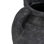 Black Amphora Multi-Handle Vase