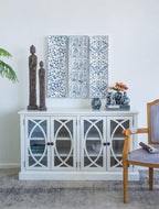 Blue and White Jar and Vase, Set of 4