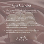 Ribbed Hourglass Soy Pillar Candle, Cream