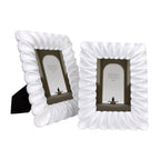Liberty White Scalloped Frames, Set of 2