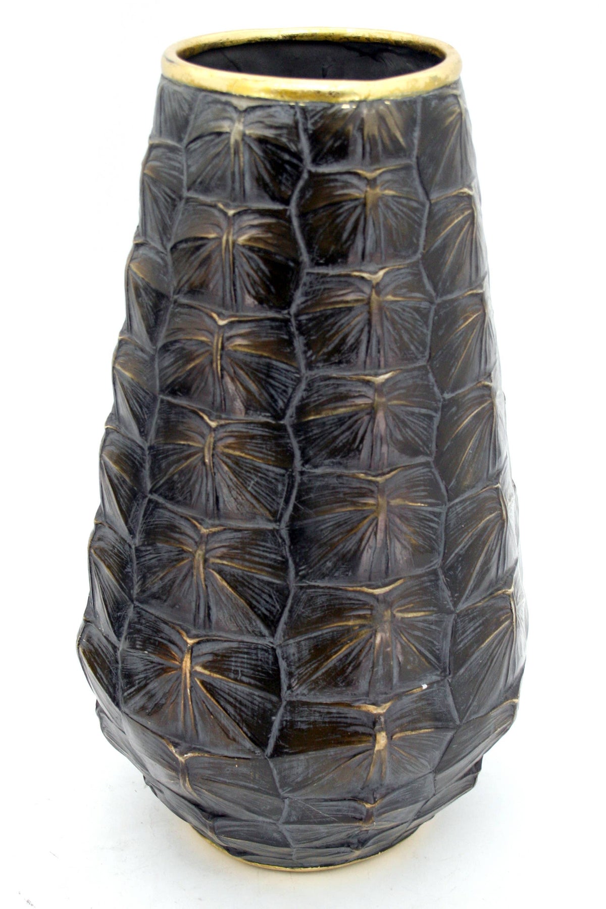 Tall Snapping Turtle Shell Vase