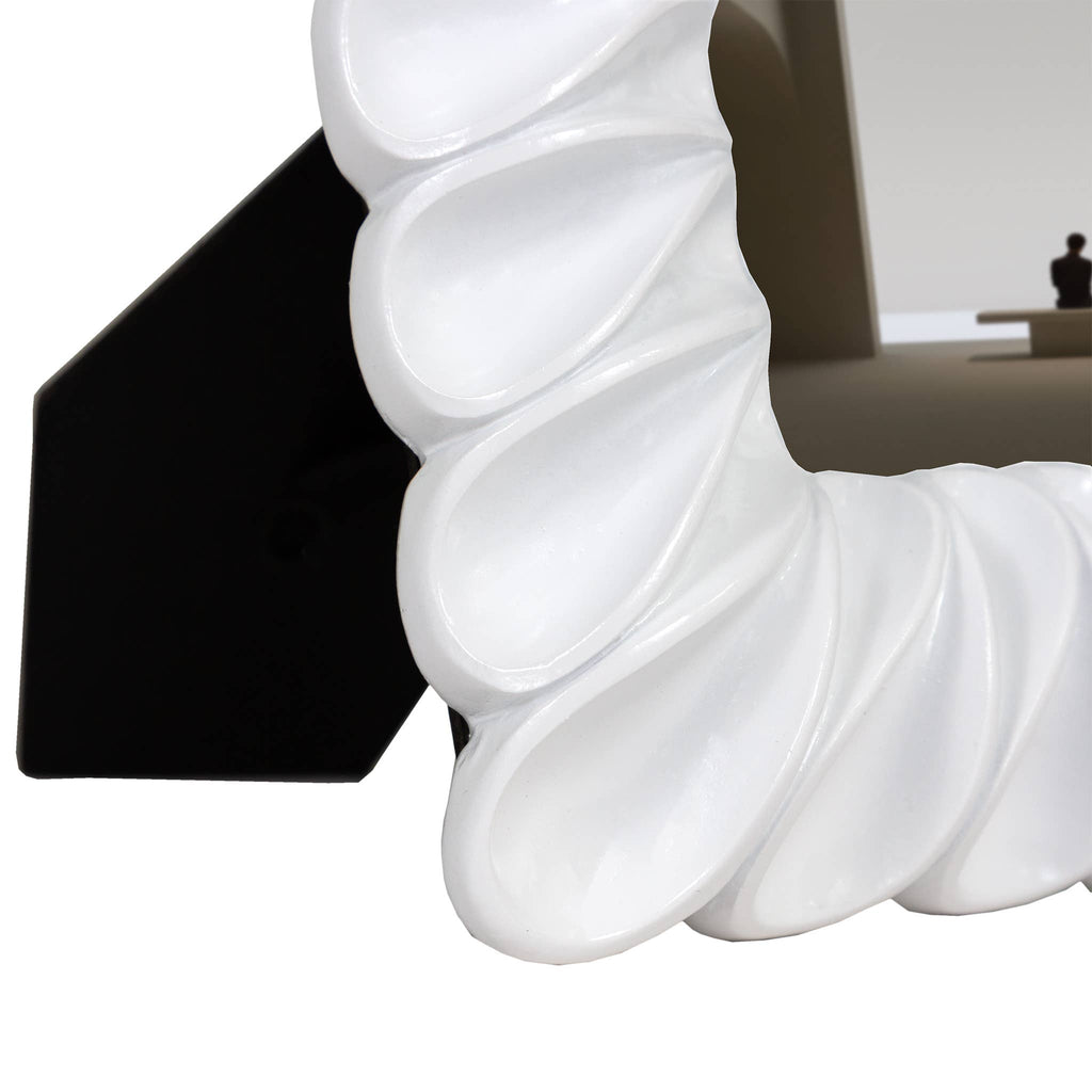 Liberty White Scalloped Frames, Set of 2