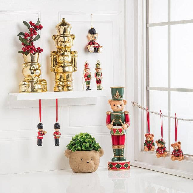 Teddy Bear Nutcracker Ornament