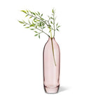 Tall Rose Glass Bud Vase