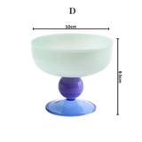 Colorful Nut Fruit Salad Dessert Glass Bowl | Dessert Cup: C