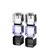 Lavendar Color Block Candle Sticks