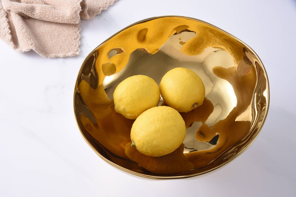 Moonlight Gold Footed Bowl