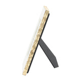 Photo Frame - White Marble Wood Jagged Edges, 4x6 in.