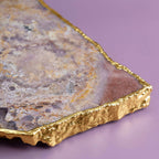 Dazzle Freeform Onyx Cheese Board, Amethyst