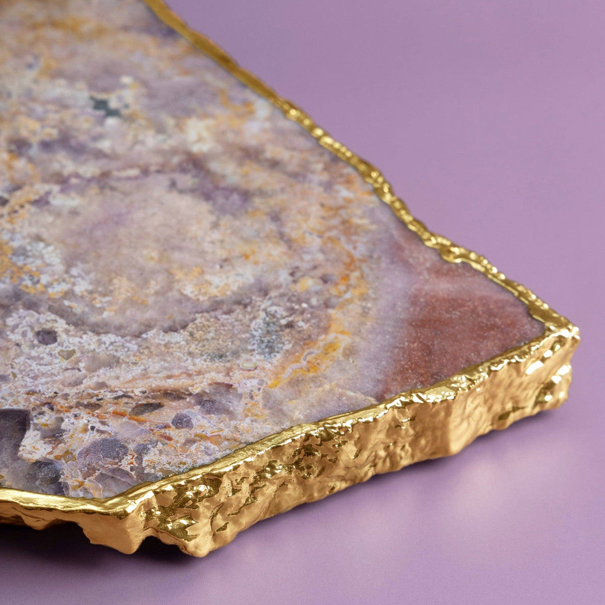 Dazzle Freeform Onyx Cheese Board, Amethyst