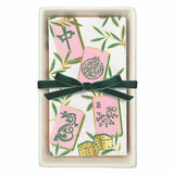 Ceramic Guest Napkin Tray + Napkins - Tiles: 13"L x 7"W