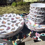 Spread Your Wings Mix & Match Melamine Dinnerware Set, Service for 4
