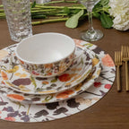 Auburn Bouquet Vinyl Placemats, Set of 4