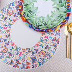 Multicolor Butterflies Vinyl Placemats, Set of 4