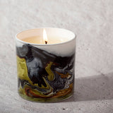 Palo Santo & Rose 14 oz. Swirl Glass Candle