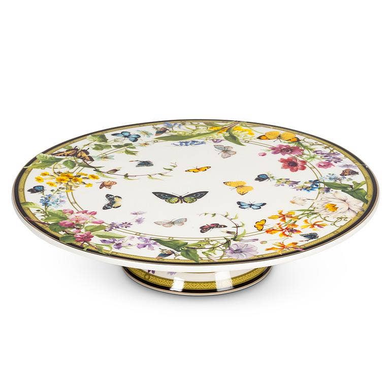 Butterfly Garden Bone China Cake Stand