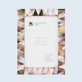 Mother of Pearl Picture Frames Pearlescent Ebony, 3 Sizes: 8x10