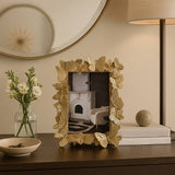 Photo Frame - Gold Resin Butterflies Border,  4x6 in.