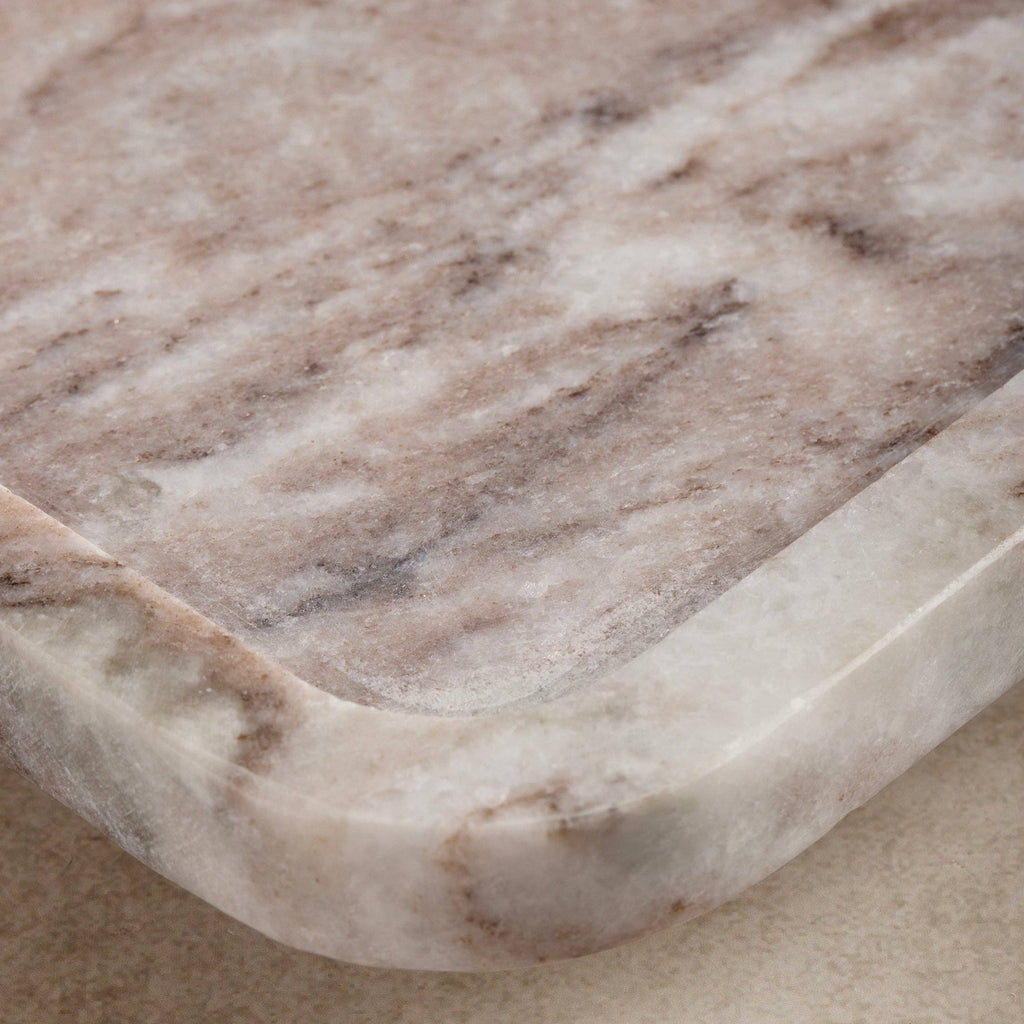 Clover Sculpted Onyx Tray