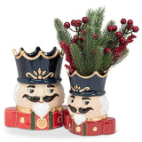 Nutcracker Christmas Vase: Large