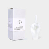 Original CandleHand F*ck You Candle - Lifesize & Full detail: White