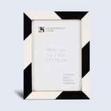 Picture Frame Artisan Bedazzle Black & White, 3 Sizes: 8x10