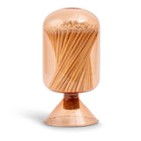 3.94" 120pk Matches in Glass Bottle Cloche Small - Amber