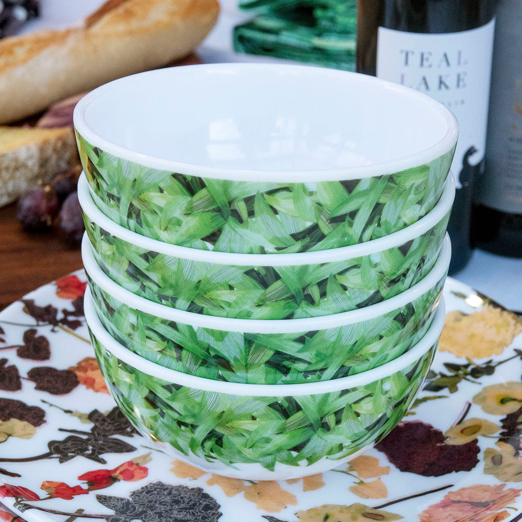 Pura Vida Melamine Bowls, Set of 4