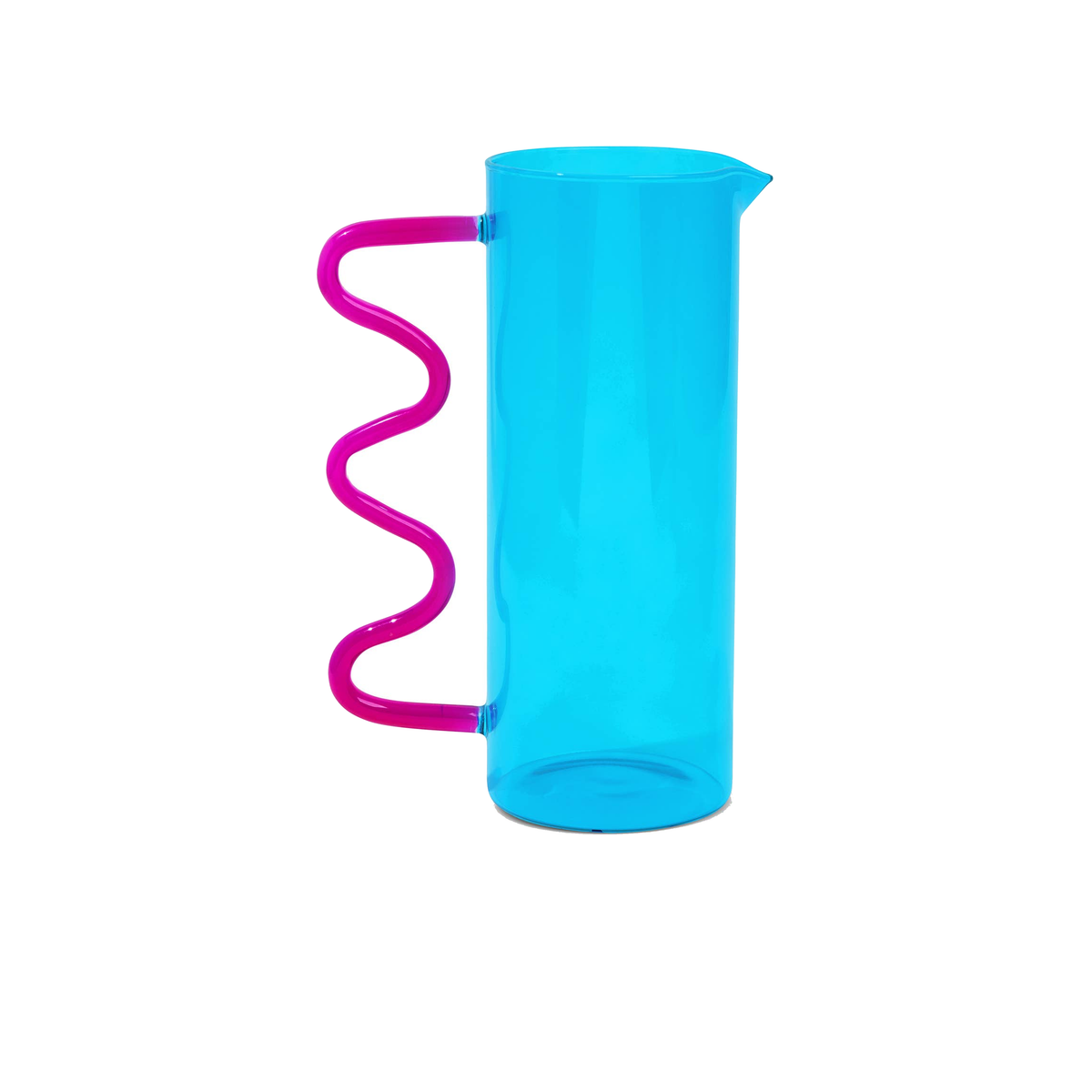 Squiggle Glass Pitcher