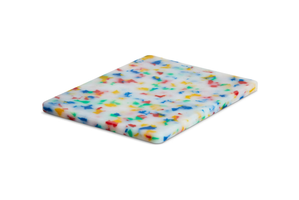 Confetti Recycled Plastic Cutting Board, Extra-Small