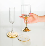 S/4 Drunk Expressions Coasters-4"D - Set of 4