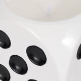Scented Candle - Tobacco Scented Wax Ceramic Dice, 9 Oz