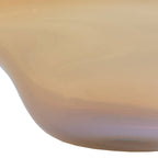 Huxley Amber Art Glass Bowl
