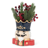 Nutcracker Christmas Vase: Large