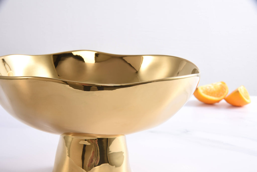 Moonlight Gold Footed Bowl