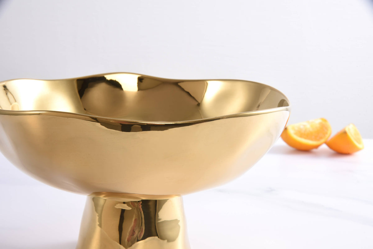 Moonlight Gold Footed Bowl