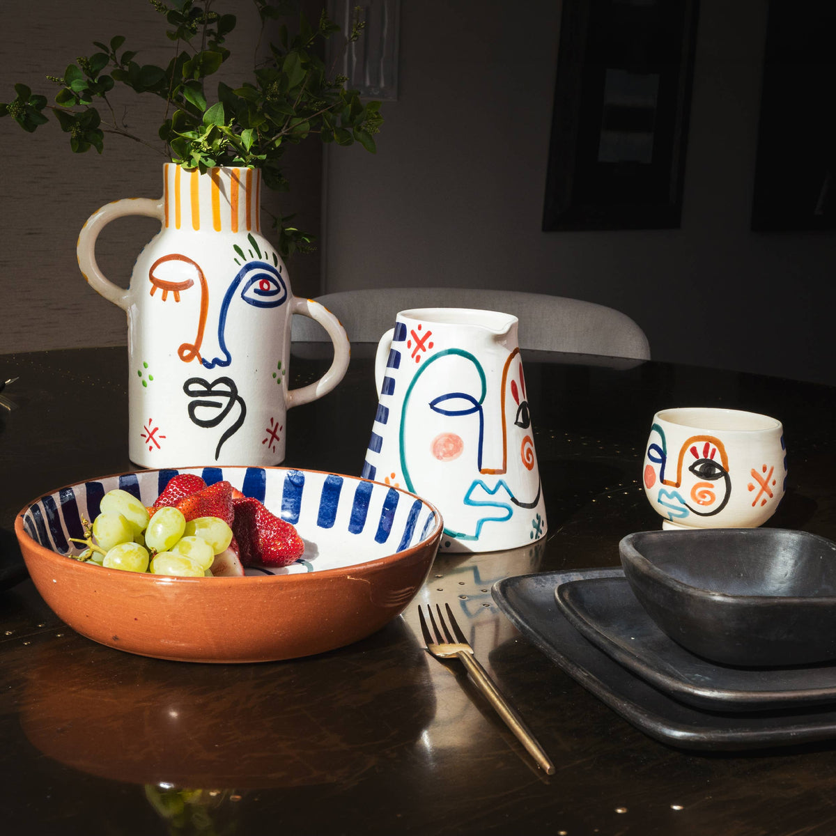 Moroccan Visage Ceramic Mug