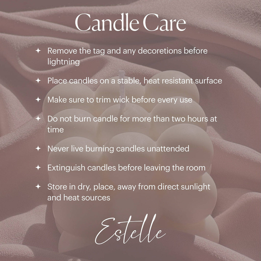 Ribbed Hourglass Soy Pillar Candle, Cream